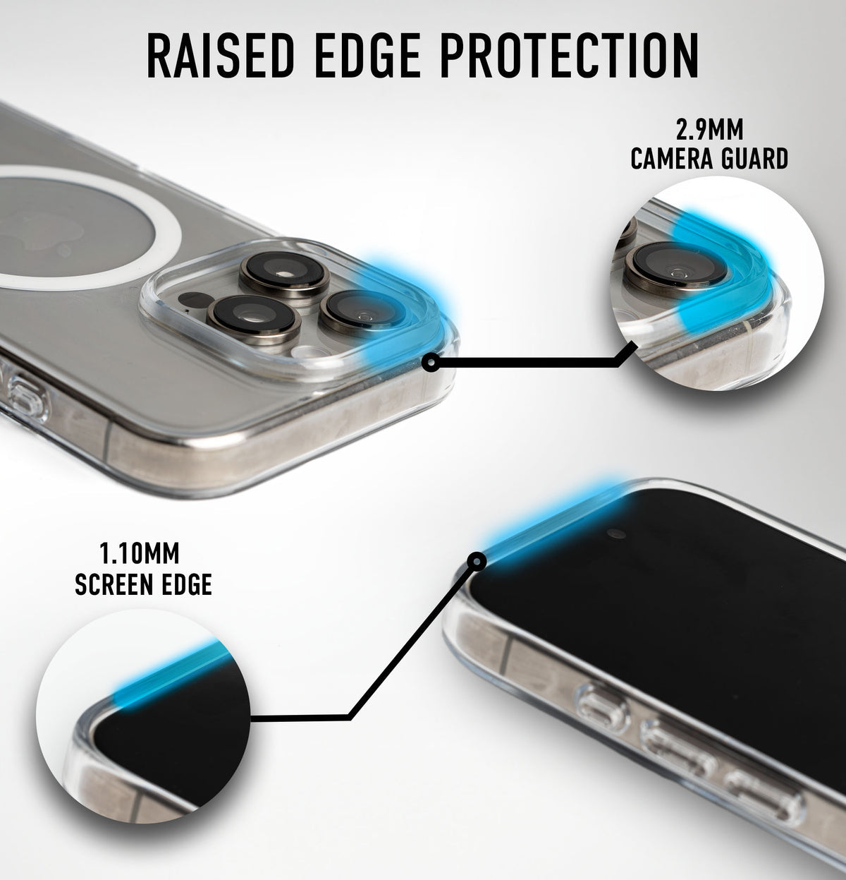 Spigen Ultra Hybrid Anti Yellow T MagFit Back Cover Case For All iPhone