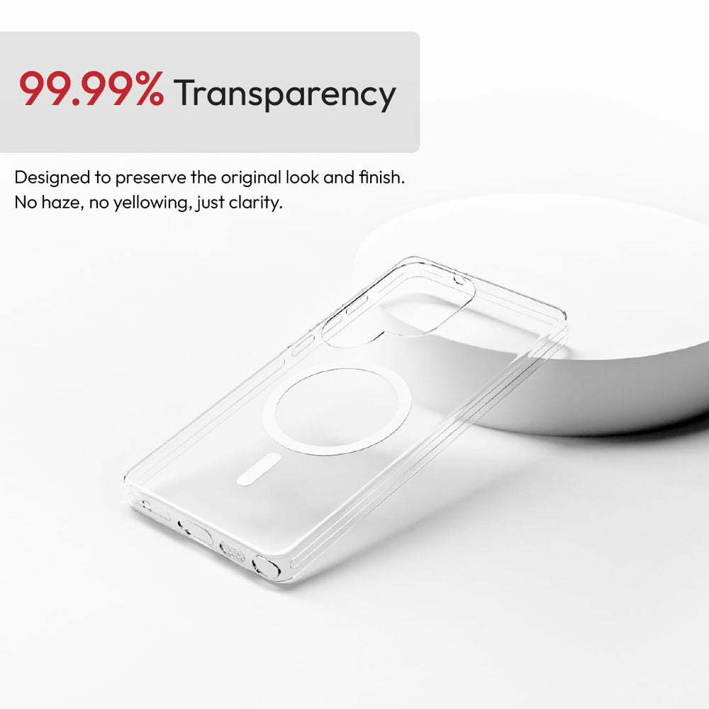Samsung Galaxy S24 Ultra Clear Armour Anti-Yellow MagSafe Case