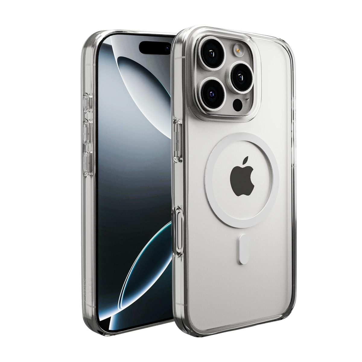 Spigen Ultra Hybrid Anti Yellow T MagFit Back Cover Case For All iPhone
