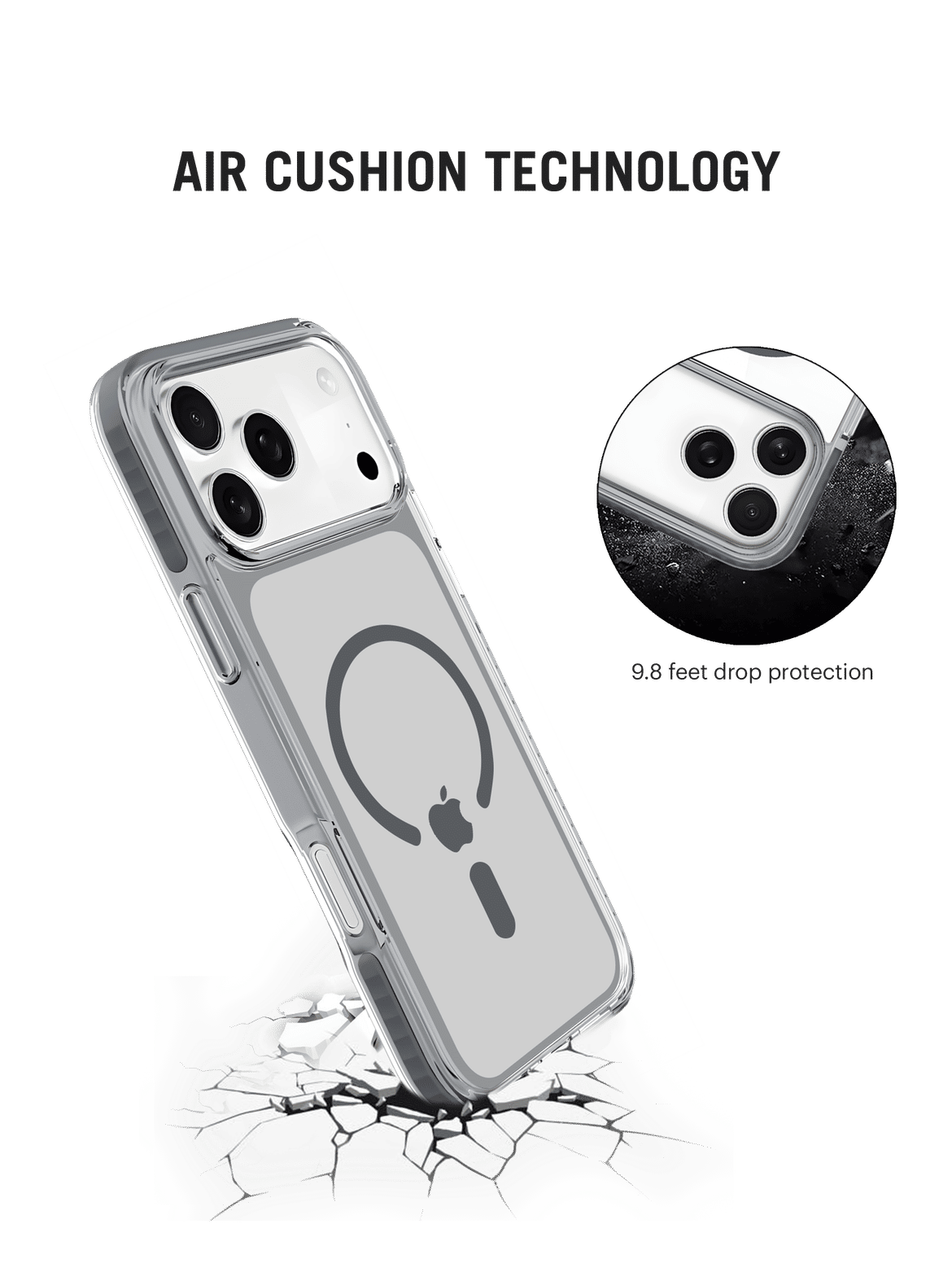 Spigen 2.0 Clear MagSafe Phone Case Cover For iPhone 17 Pro Max
