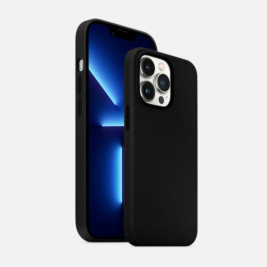 Premium Black Silicon Case For All iPhone